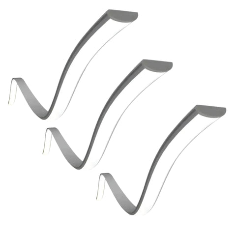 Pack of 3 bendable aluminium profile