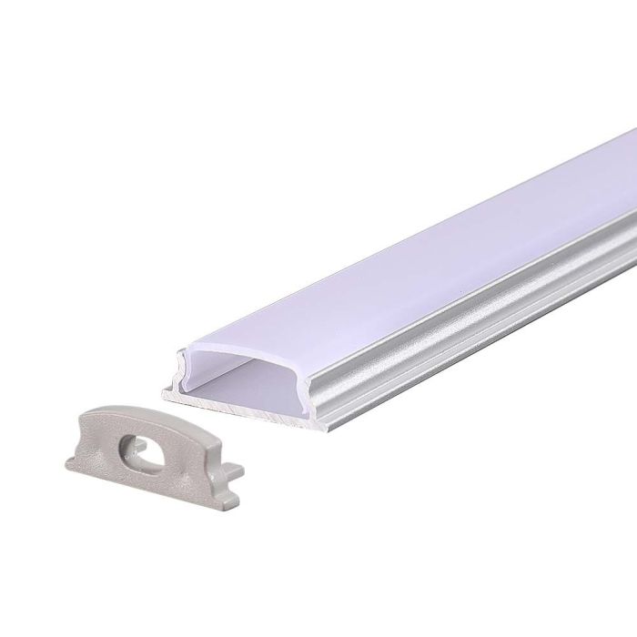 edge of a bendable aluminium profile