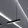 2FT (60cm) LED Linear Light – Suspended Mount, Black Finish - Cool White Light