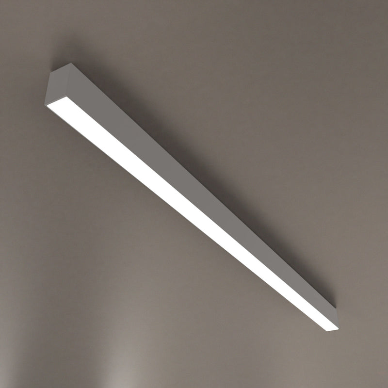 5FT (150cm) LED Linear Light Surface Mount, White Finish - Natural White Light
