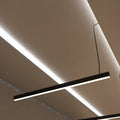6FT (180cm) LED Linear Light, Suspended Mount, Black - Natural White Light