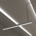 5FT (150cm) LED Linear Light Suspended Mount, White Finish - Natural White Light
