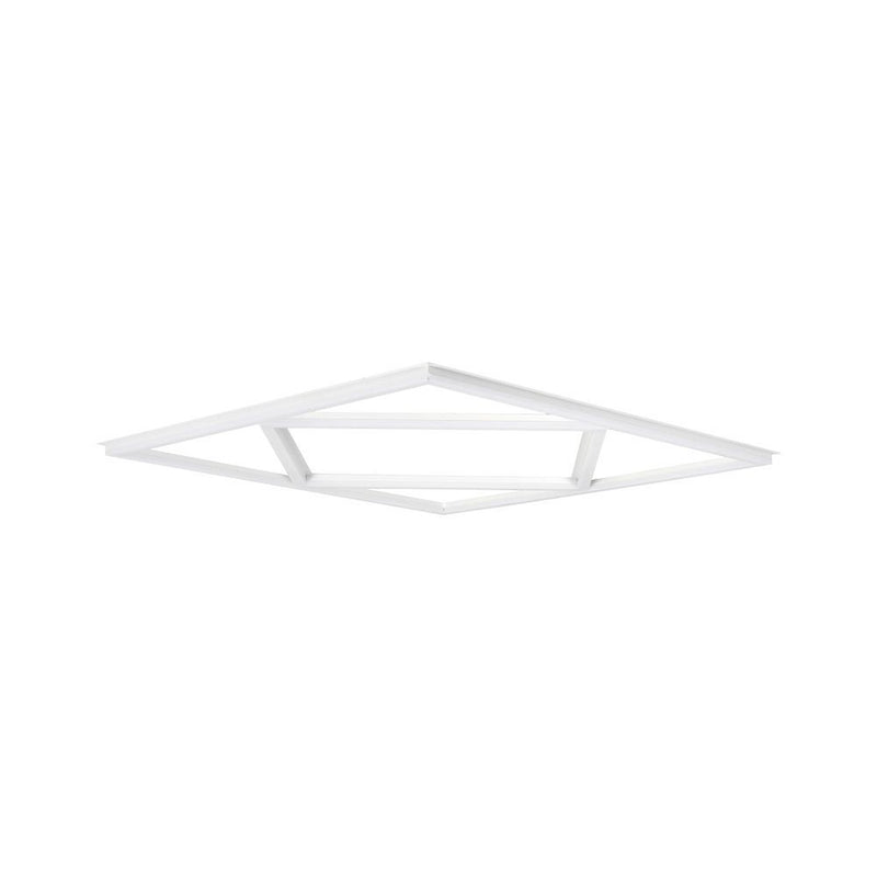 60W LED Diamond Borderline Panel 595x595mm – 6500K Cool White, IP20 (angle 3)