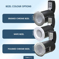 Die-Cast, Fire Rated LED Downlight, GU10, Dimmable, Twist and Lock. Choice of colours.
