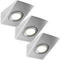 3 Pack Of Wedge Shaped LED Under Cabinet Lights With A 8W Driver