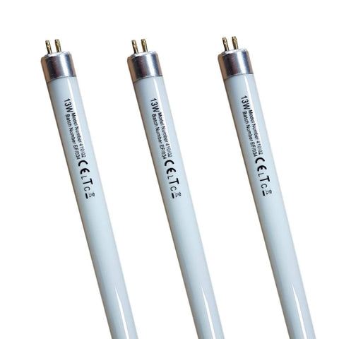 Close up of three 13W MFI & Howdens Replacement Tube