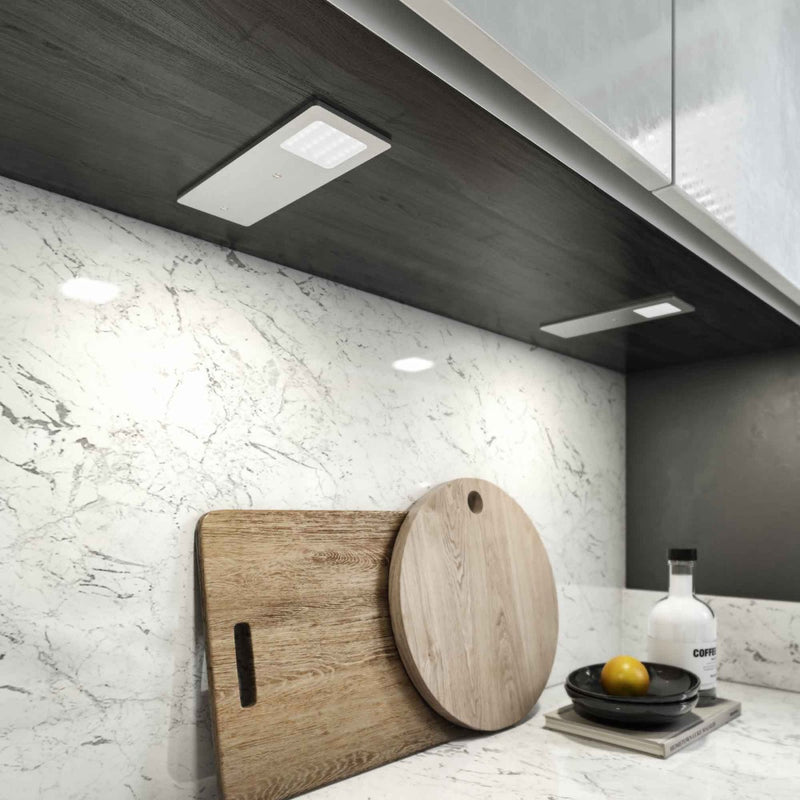 Cheeseboard and Recti, Superslim 5w Natural White LED Cabinet Light Simple Lighting