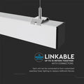 40W LED Linear Hanging Suspension Light (White) | Linkable Up to 12 Metres Together