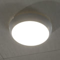 LED Dome Light with Sensor & Emergency – CCT & Wattage Adjustable – IP65 Polo Bulkhead (switched on)