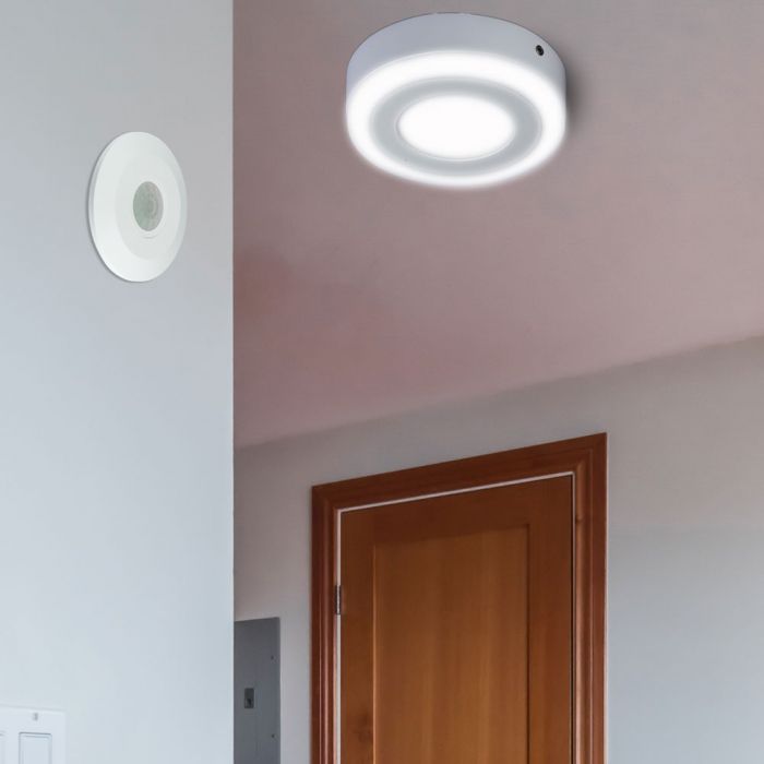 mounted white slimline PIR sensor 
