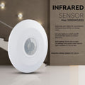 white slimline PIR sensor with load capacity