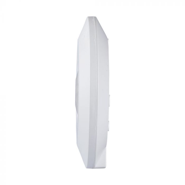 side of a white slimline PIR sensor 