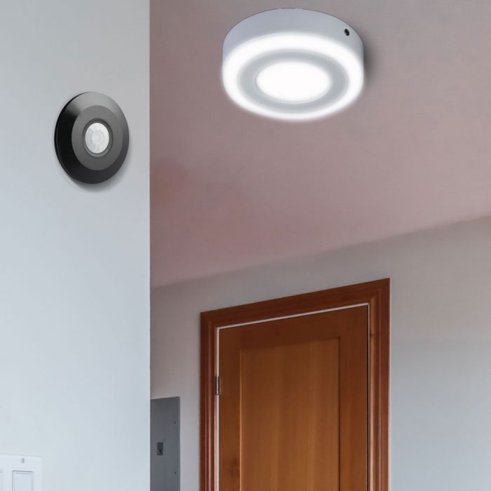 mounted black slimline PIR sensor