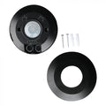 black slimline PIR sensor with screws