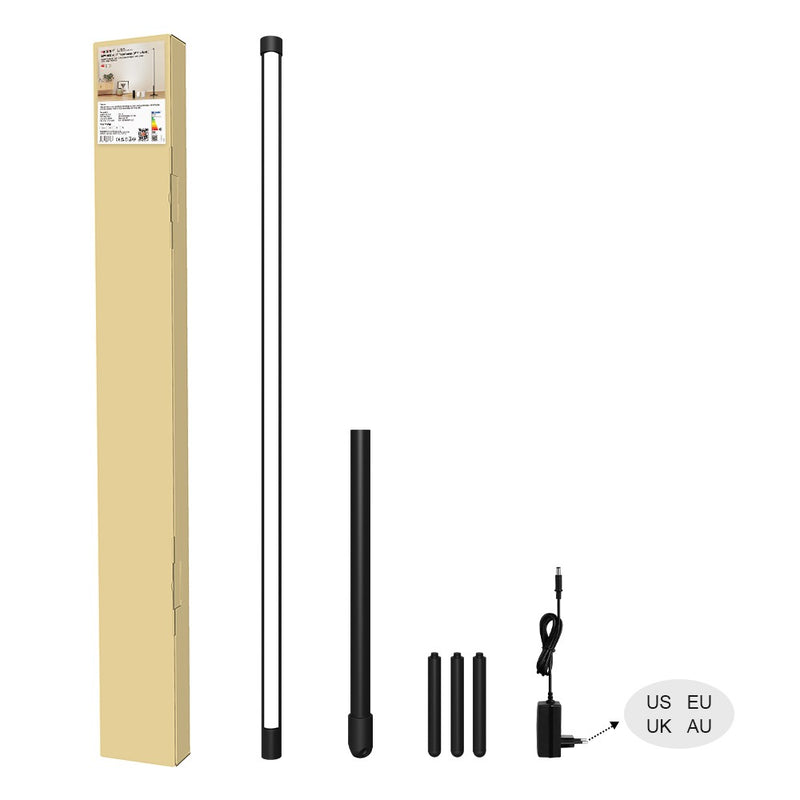 floor lamp with inclusions