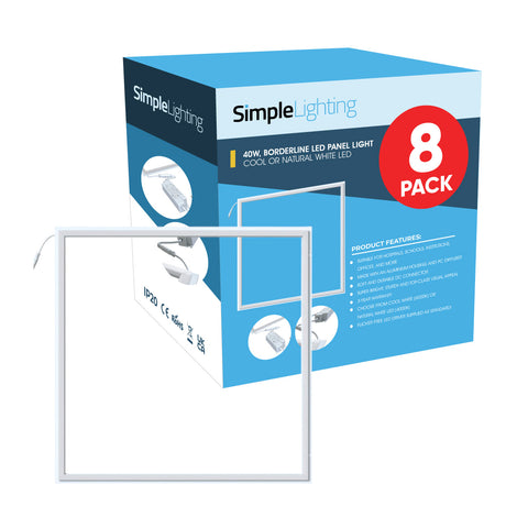pack of 8 40w LED panel light