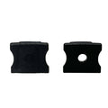 2m, Black 15mm Aluminium LED Profile, Includes Frosted Cover