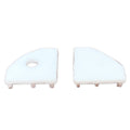 covers of a white LED corner profile
