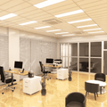 1200 x 300 LED Panel Light (natural white installed in workplace)