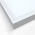 edge close up of a surface mounted LED panel light