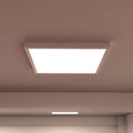 close up of a mounted natural white LED panels