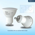 dimmable GU10 bulb with dimensions