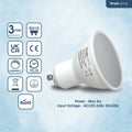 GU10 bulbs - tech specs