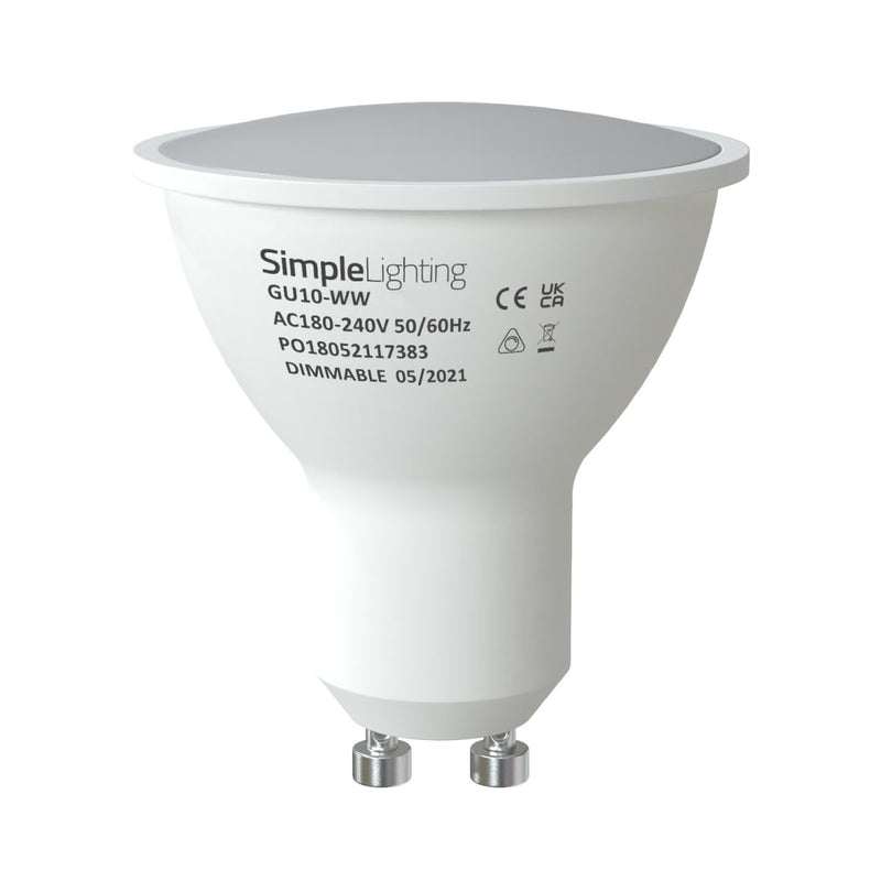 side view of 5w dimmable gu10 led lamp