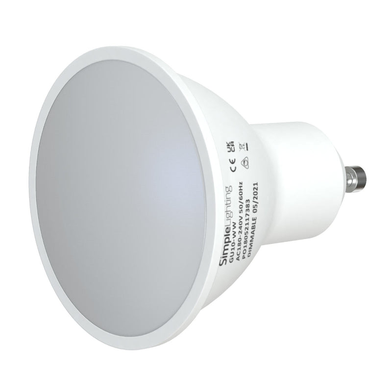 printing on the side of our 5w dimmable gu10 led lamp
