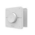 white CCT scene remote with magnetic plate vertical