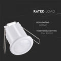 white recessed PIR sensor with load capacity