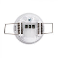 back of a white recessed PIR sensor