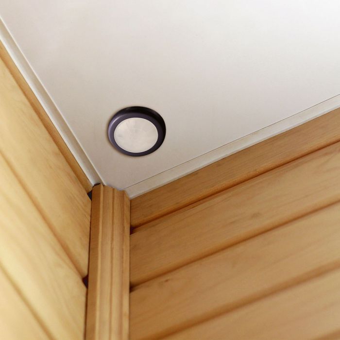 mounted recessed black PIR sensor 