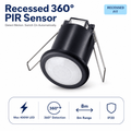 Simple Lighting - 6609 - Infographics - Recessed 360 PIR Sensor