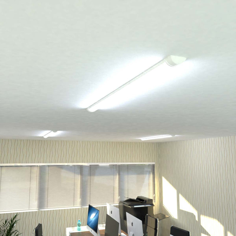 Slim 4ft, 40w LED Batten Light (cool white in office)