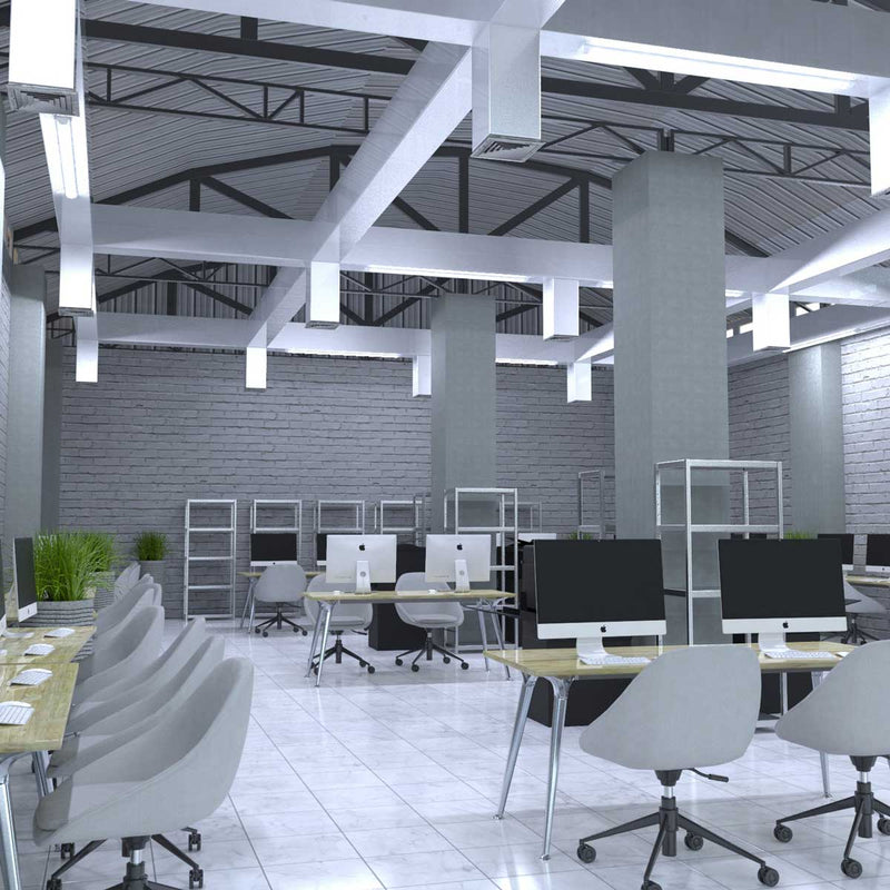 Slim 5ft, 50w LED Batten Light (cool white in office)