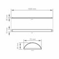 5 Foot, 1500mm LED Batten, Cool, Natural or Warm White LED