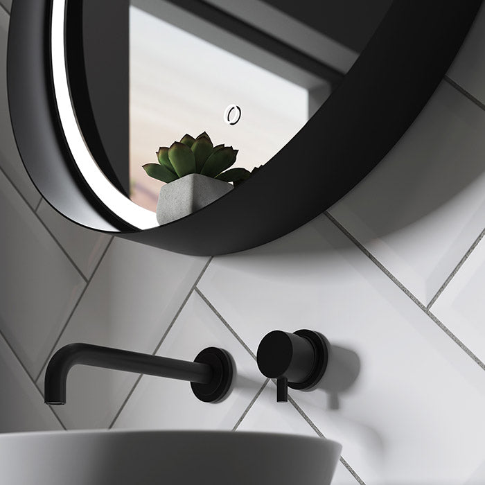 Dawn LED Bathroom Mirror Bathroom Display - Lower View