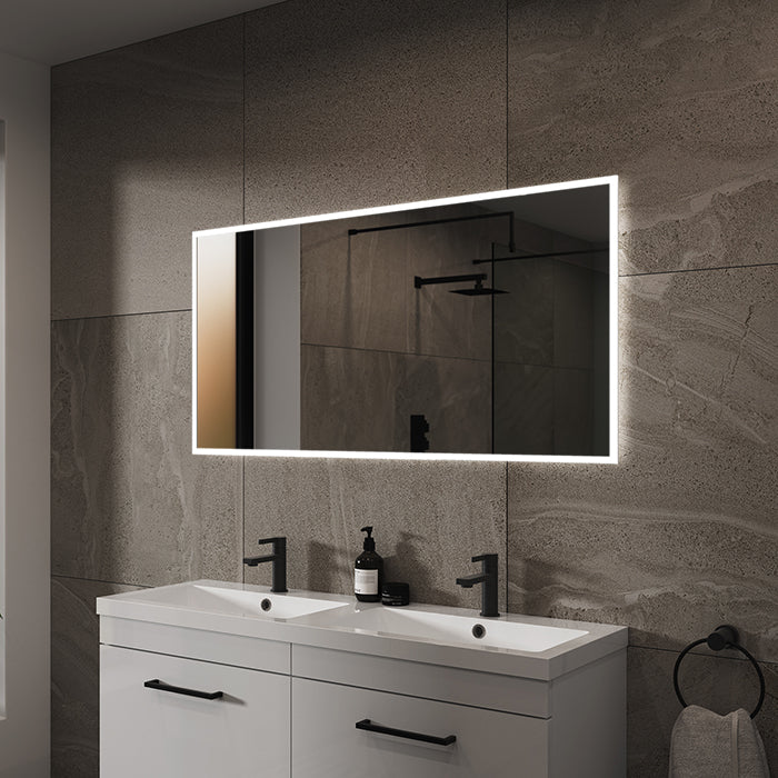 Glimmer Pro, Dimmable LED Bathroom Mirror With Shaver Socket