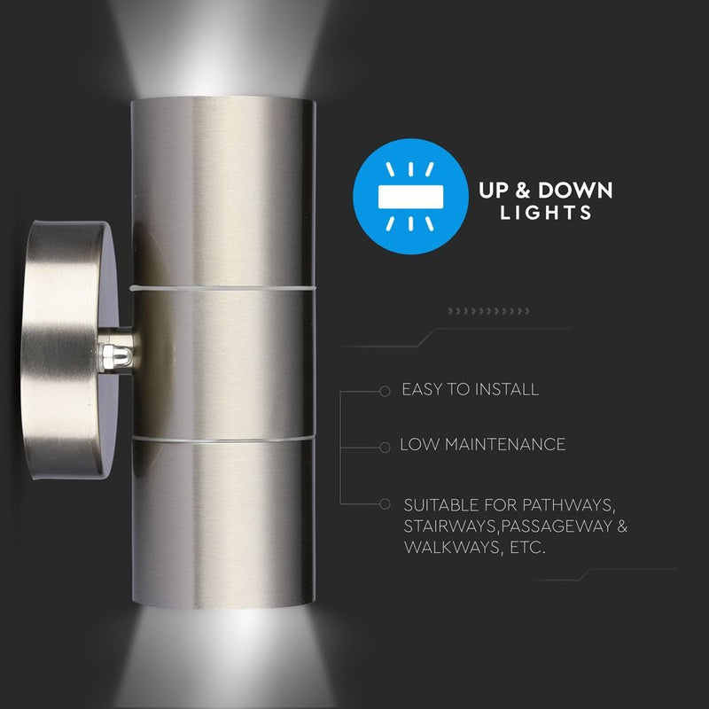tech specs of a twin outdoor wall light