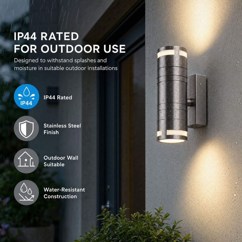 Simple Lighting - 7504 - Infographics - IP44 Rated For Outdoor Use