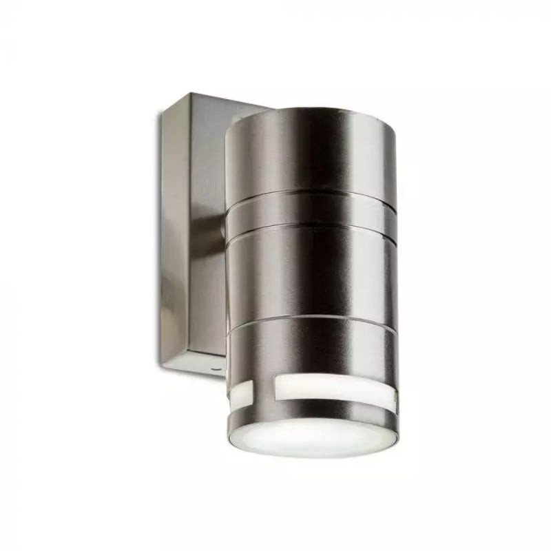 GU10 Wall Light Fitting, Stainless Steel, IP44 - Simple Lighting