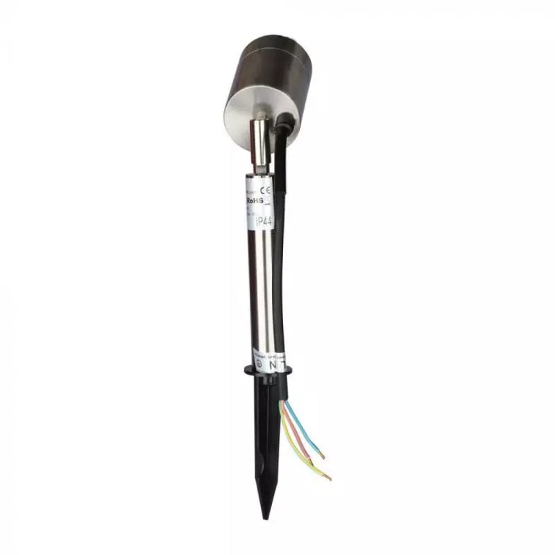 Full Back View of Garden Spike Light, GU10