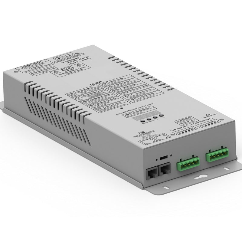 Side view of a 75w LED driver