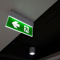 ceiling mounted 4-in-1 emergency exit light