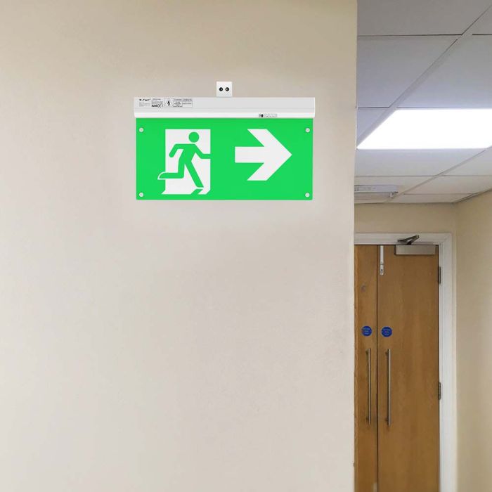 wall mounted 4-in-1 emergency exit light