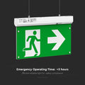 4-in-1 emergency exit light with operation time