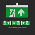 4-in-1 emergency exit light with different legends