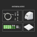 4-in-1 emergency exit light with packaging content