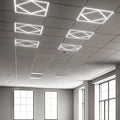 60W LED Diamond Borderline Panel in Action (angle 2)